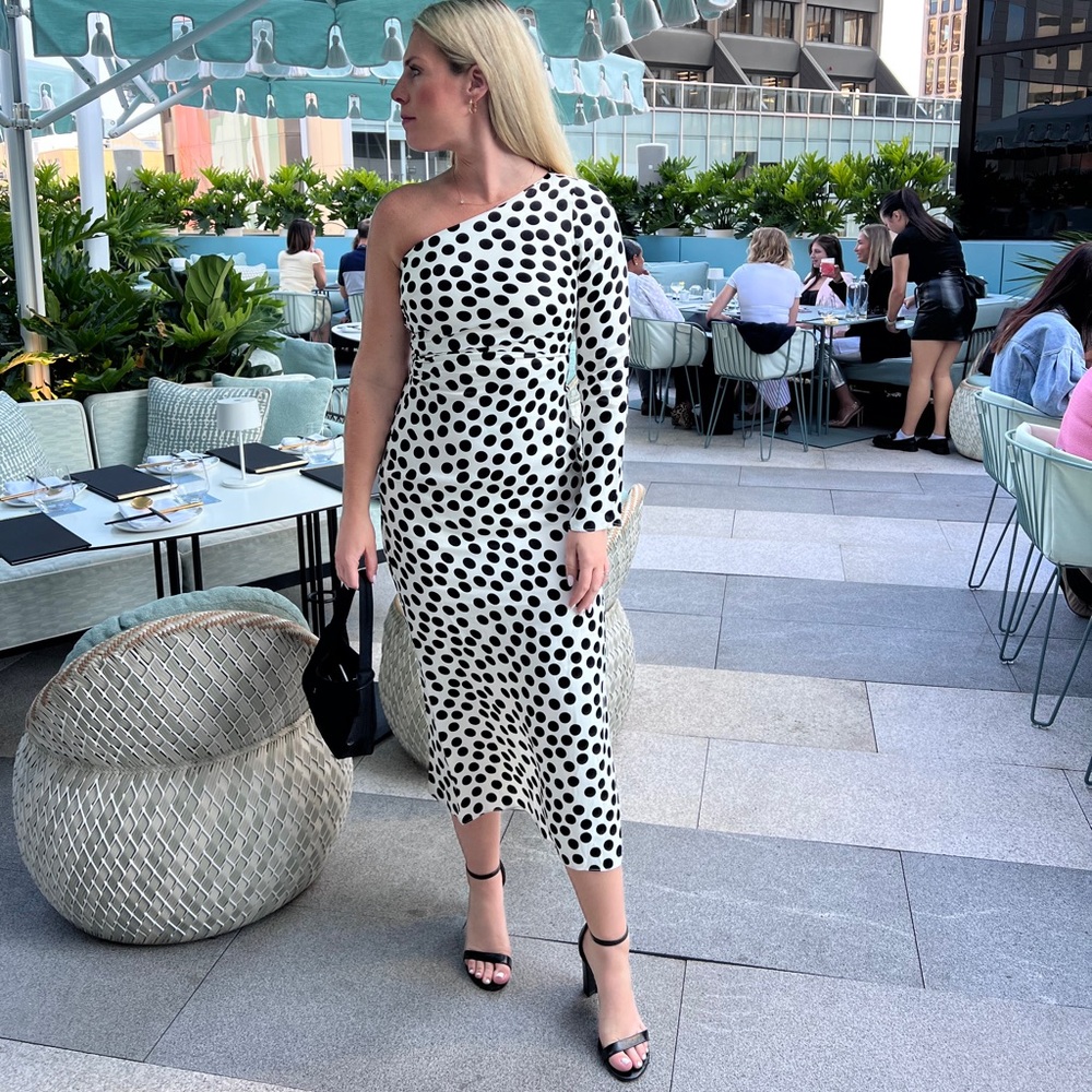 Mango Polka Dot Dress
